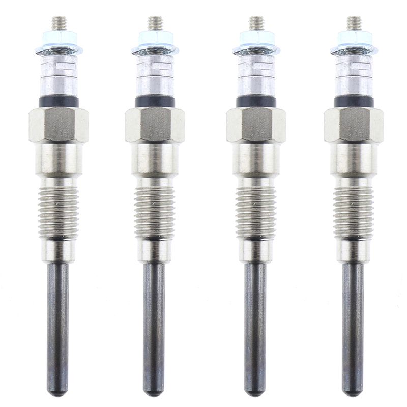 Jeep Liberty Crd Engine Glow Plug Set For 2005-2006 Jeep Liberty CRD Diesel 2.8L Engine - 7 Volt Steel Plugs Jeep Liberty CRD Glow Plugs - Foto 2