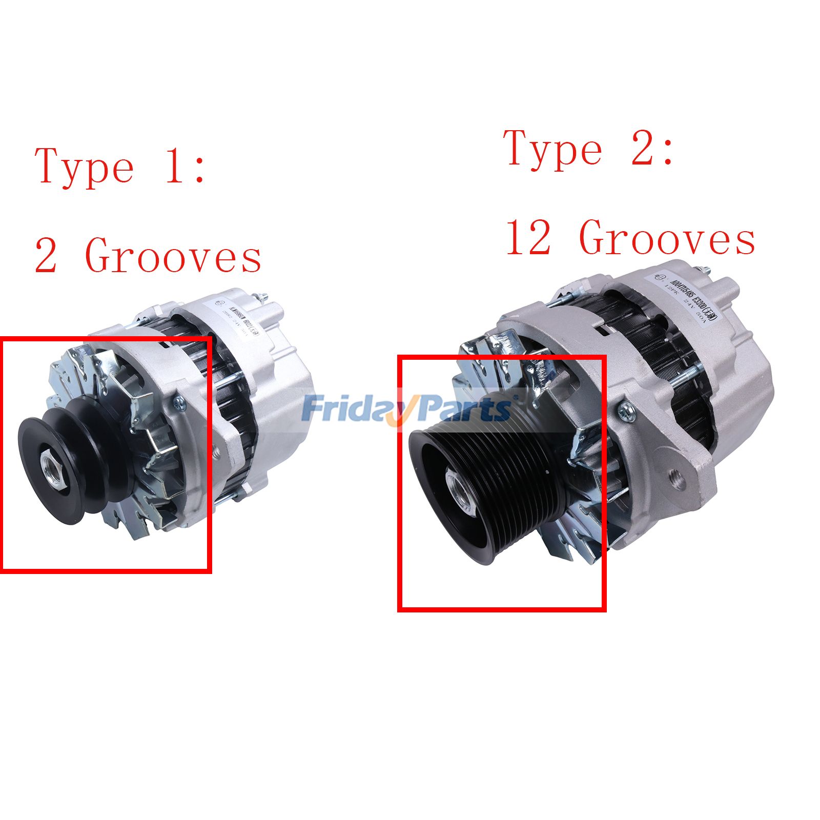 Alternador 24 V 50 A 212-8561 para motor Caterpillar CAT 3066 C6.4 Excavadora 320C 320D 321C Para CAT