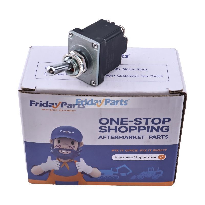 Interruptor de palanca DPDT de 2 pines 128201GT 13480-SGT para elevadores Genie S-40 S-45 S-60 S-65 S-85 Z-30/20 Z-45/22 GS-2668RT GS-3268RT