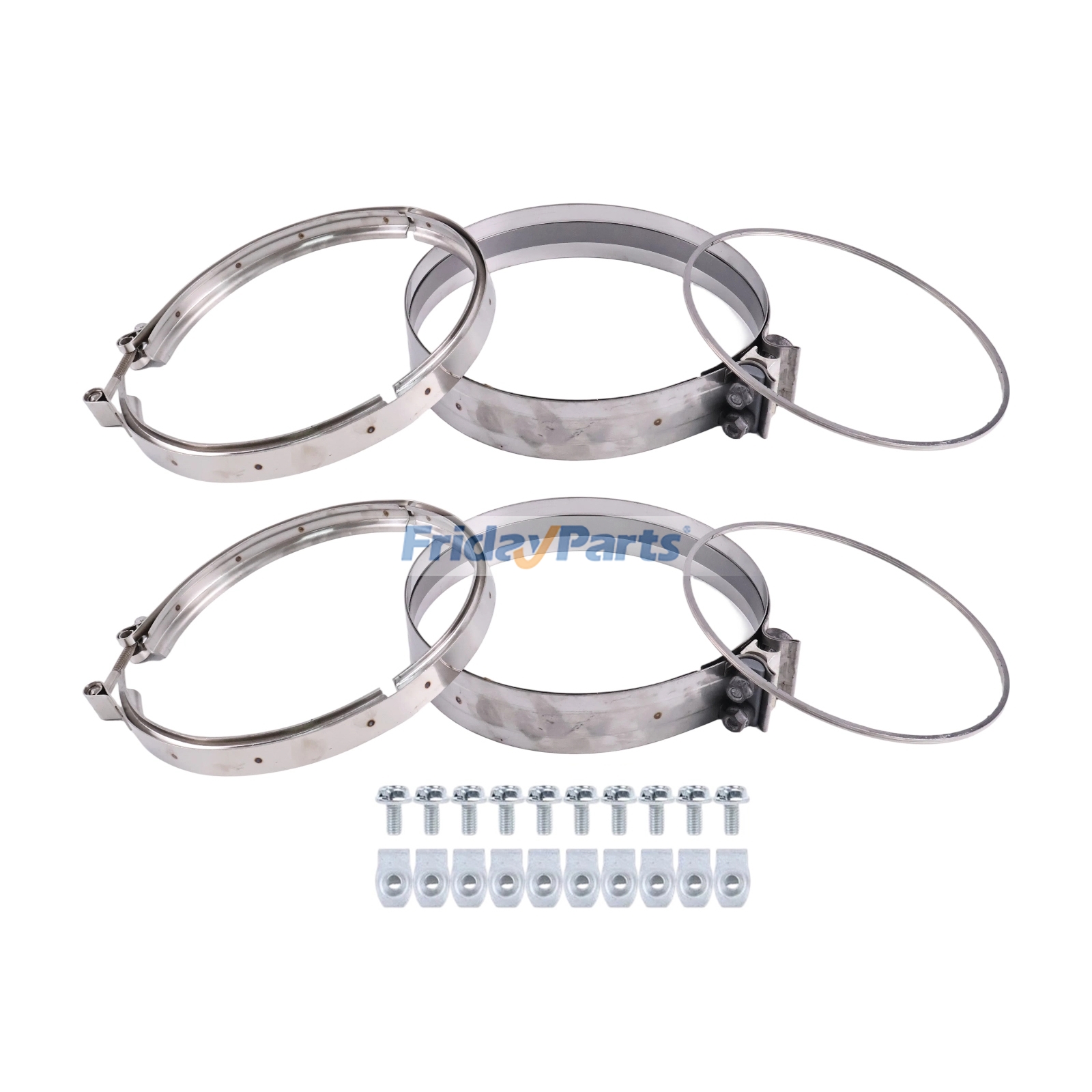 Kit de abrazaderas y juntas A680950202 A6809950302 A6804910480 para motores Detroit DD13 DD15 DD16 para Motor
