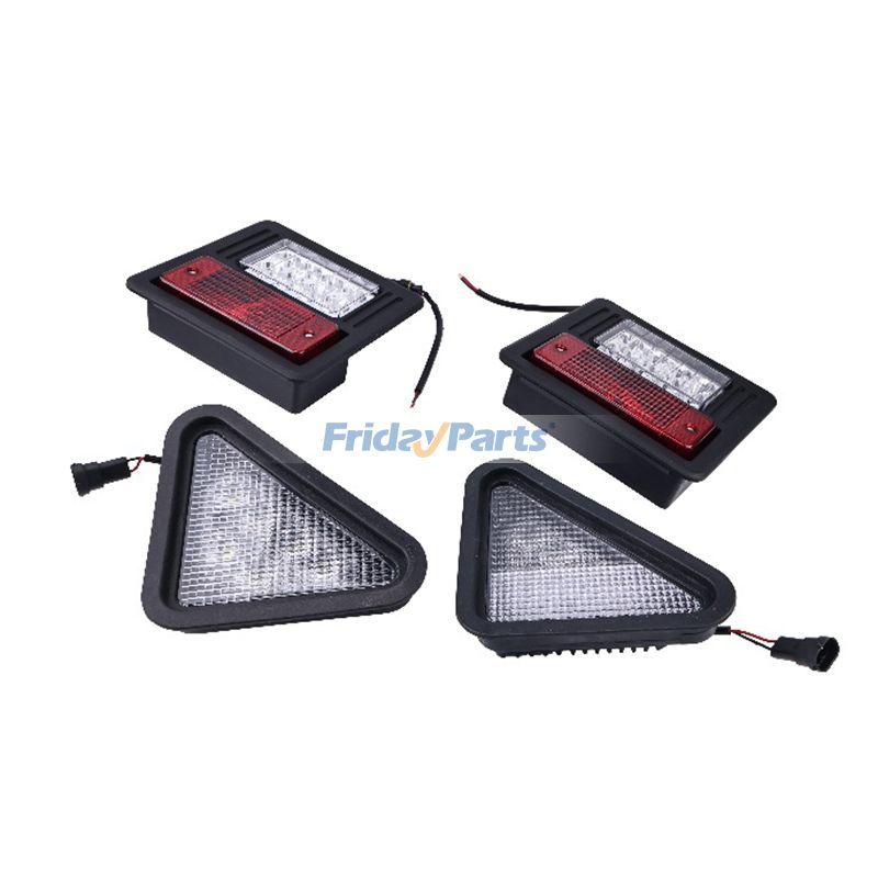Kit de luces LED delanteras y traseras exteriores 6718043 6718042 6670284 para Bobcat 751 753 763 773 863 864 873 963 S100 S130 S150 S160 S175 S185 S205 S220 S250 S300 S330 T110 T140 T180 T190 T200 T250 T300 T320 para Pala cargadora Para BOBCAT FridayParts