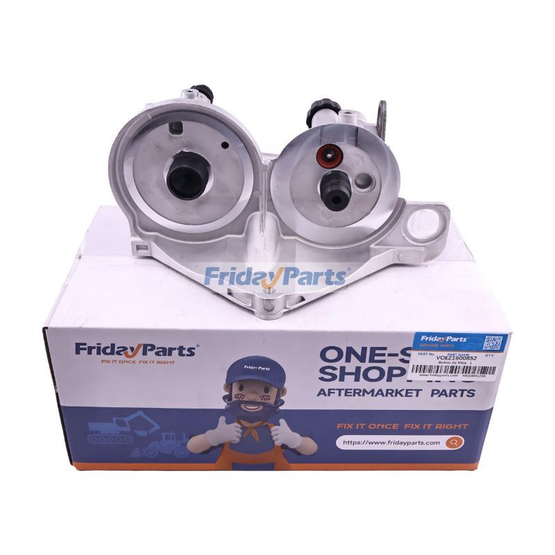 Fuel Filter Housing Hand Oil Pump VOE21900852 for Volvo Engine D11 D12 D13 D16 Truck FH12 FM12 Excavator EC360 EC460