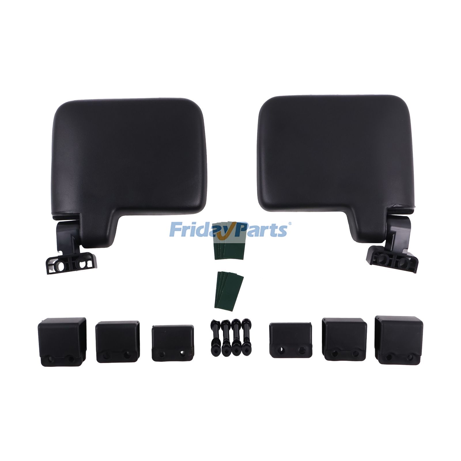 Golf Cart Mirror No-drilling Side Rear View Mirrors for EZGO Club Car Yamaha