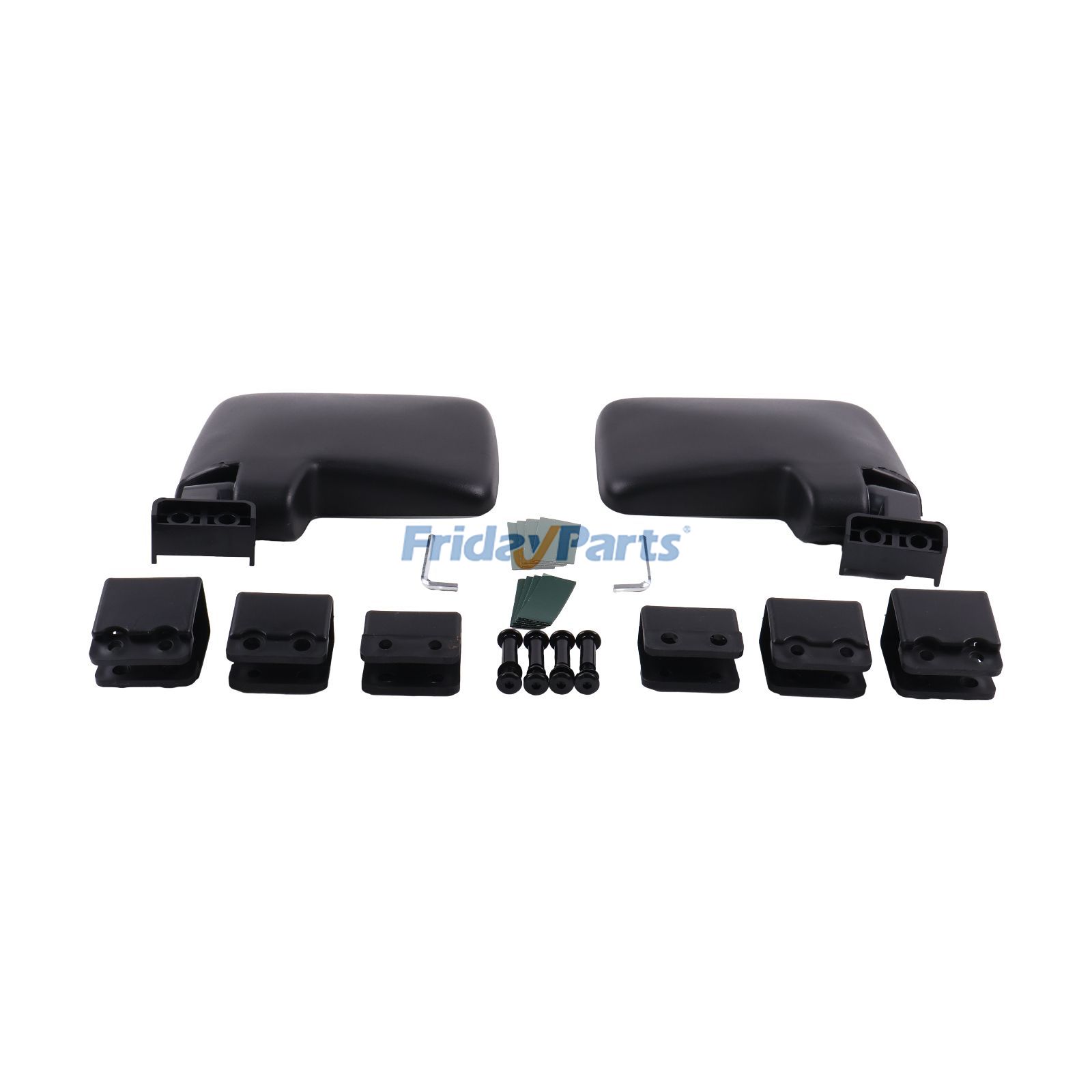 Golf Cart Mirror No-drilling Side Rear View Mirrors for EZGO Club Car Yamaha