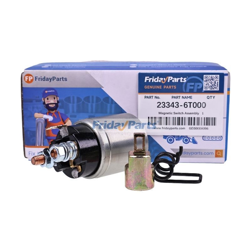 Magnetic Switch Assembly 23343-6T000 for Nissan Engine TD27 Forklift FGJ02A30V