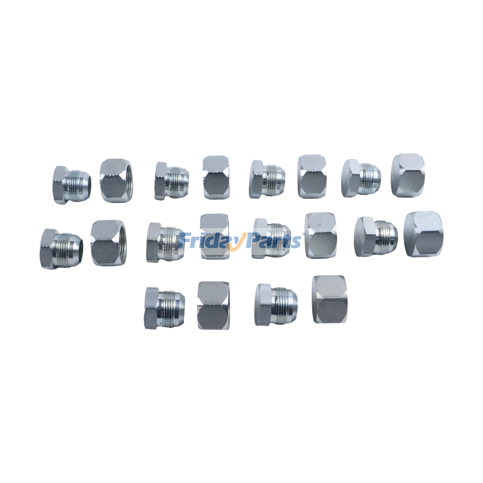10 Pcs 1" JIC Cap and Plug Combo Hydraulic Fitting for Others