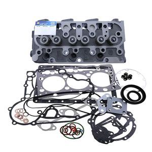 Cabeçote de cilindro completo do motor D1105 com kit de junta completo para Kubota