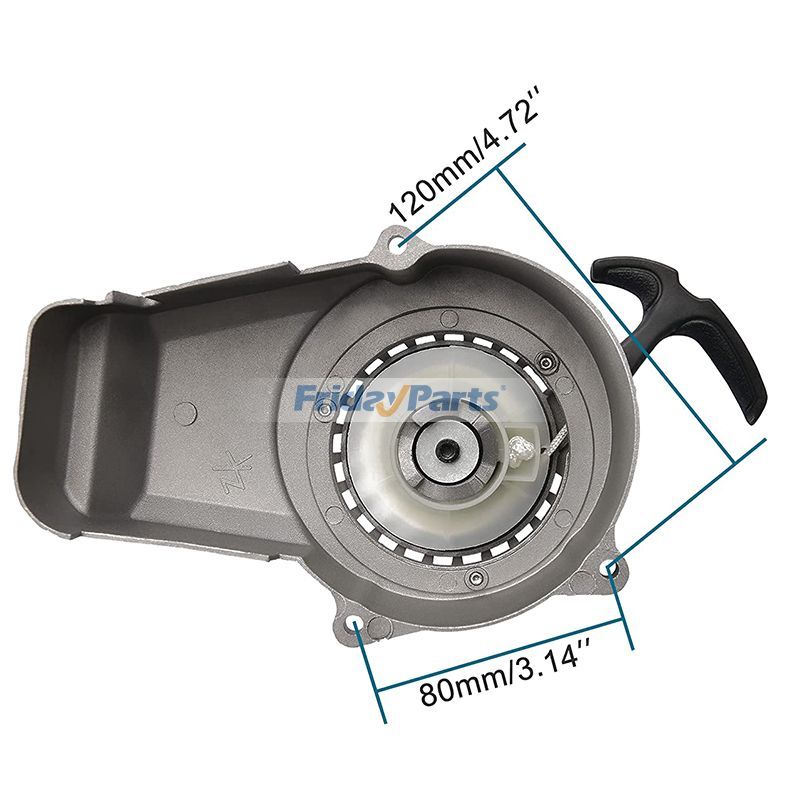 FridayParts Easy Pull Starter for Pocket Bike 2 Stroke Mini Motor