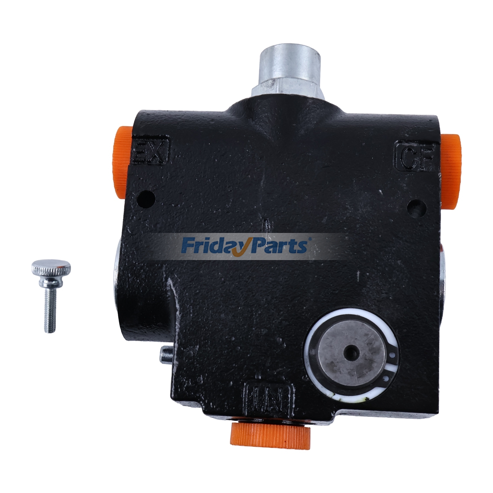 Válvula hidráulica de control de caudal variable ajustable de 0 a 16 GPM, 8 puertos SAE, 1/2" NPT - Reemplaza a Summit FC51-08S