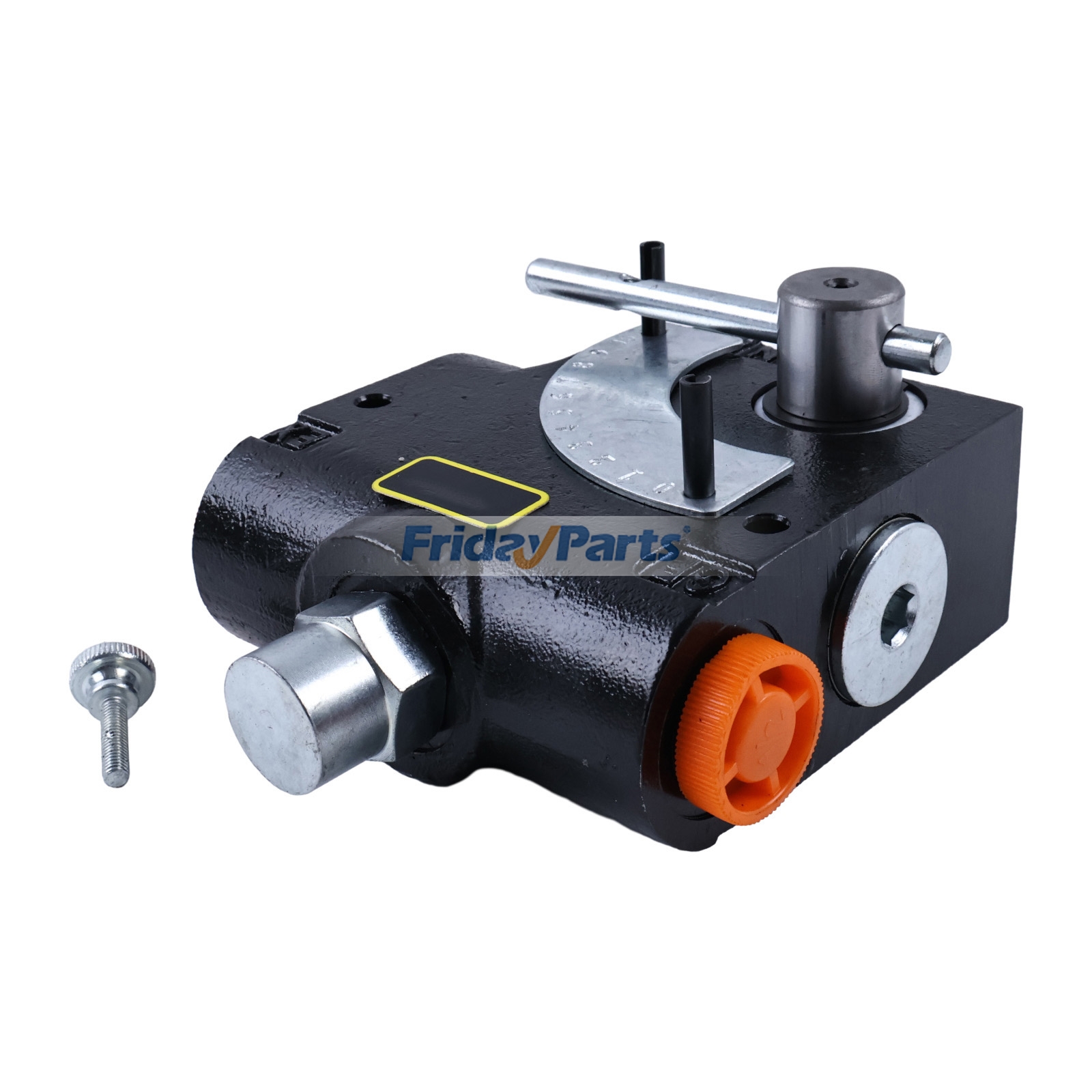 Válvula hidráulica de control de caudal variable ajustable de 0 a 16 GPM, 8 puertos SAE, 1/2" NPT - Reemplaza a Summit FC51-08S