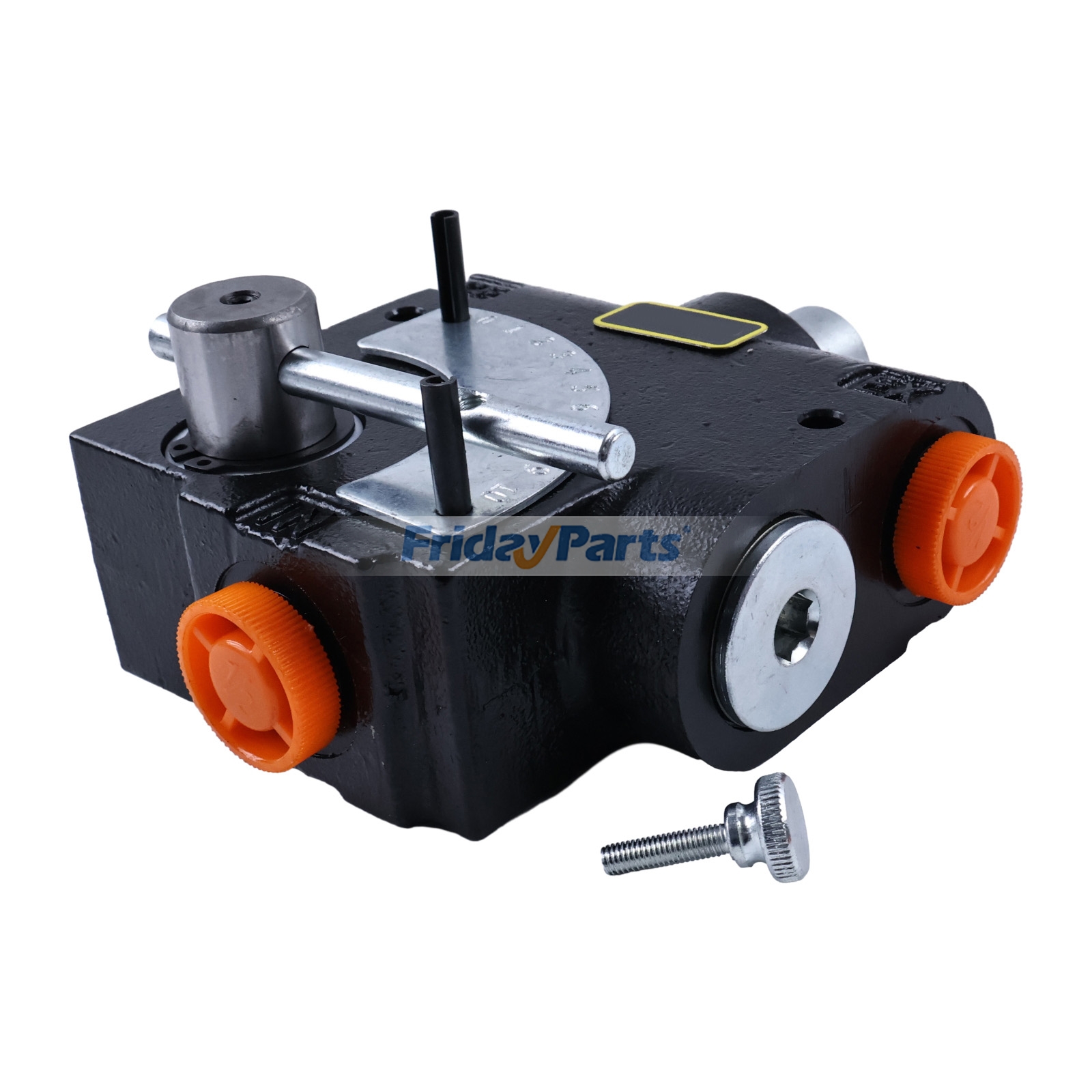 Válvula hidráulica de control de caudal variable ajustable de 0 a 16 GPM, 8 puertos SAE, 1/2" NPT - Reemplaza a Summit FC51-08S de FridayParts