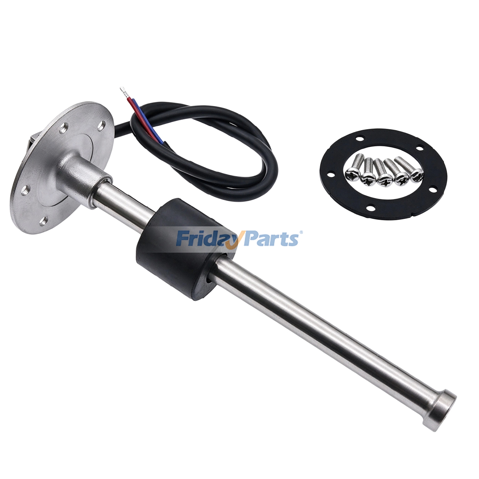 Capteur de niveau de carburant et d'eau 0-190 ohms, longueur 225 mm, A5-E255