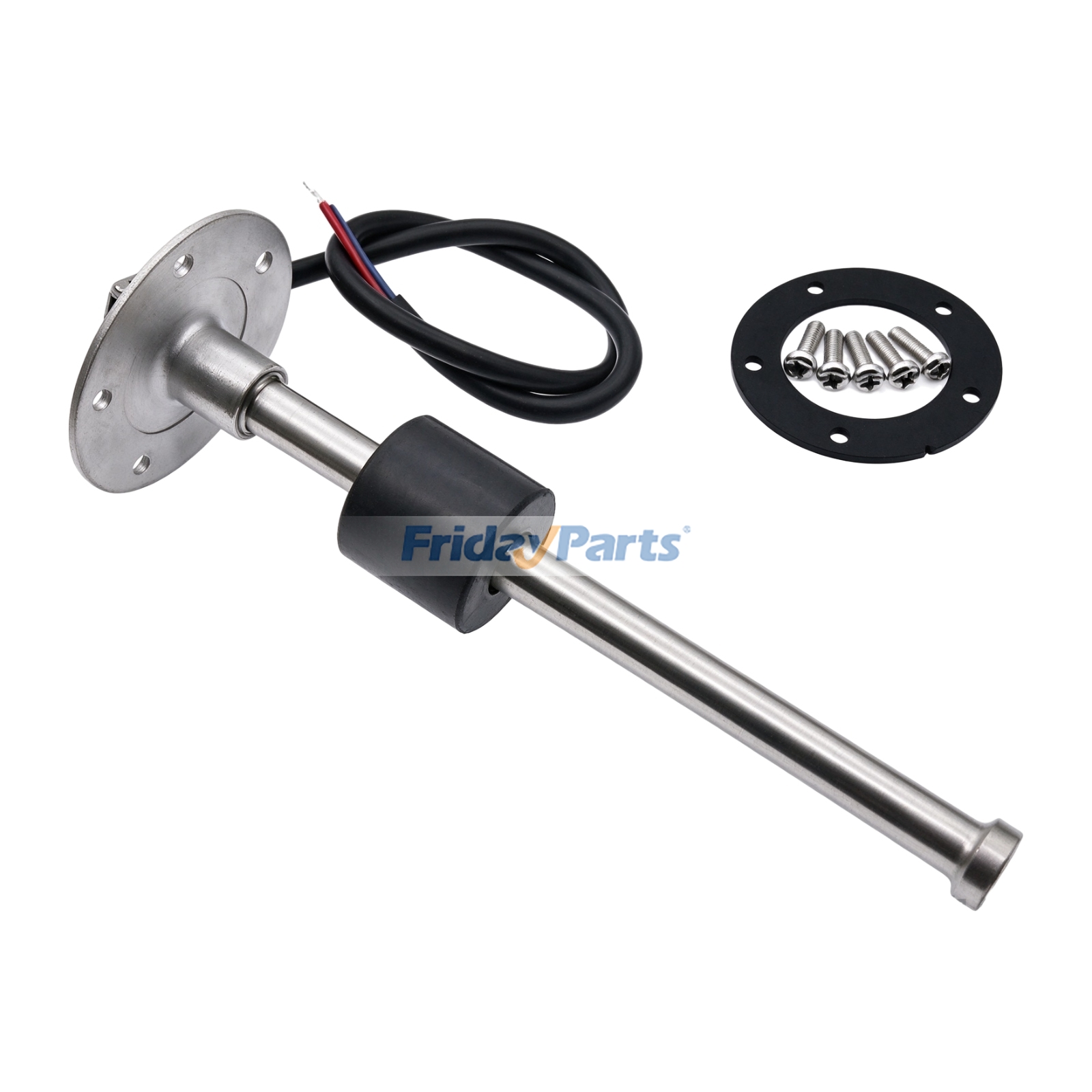 Sensor de nivel de tanque de agua y combustible de 0-190 ohmios y 600 mm para embarcaciones y vehículos recreativos para Marino,Vehículo