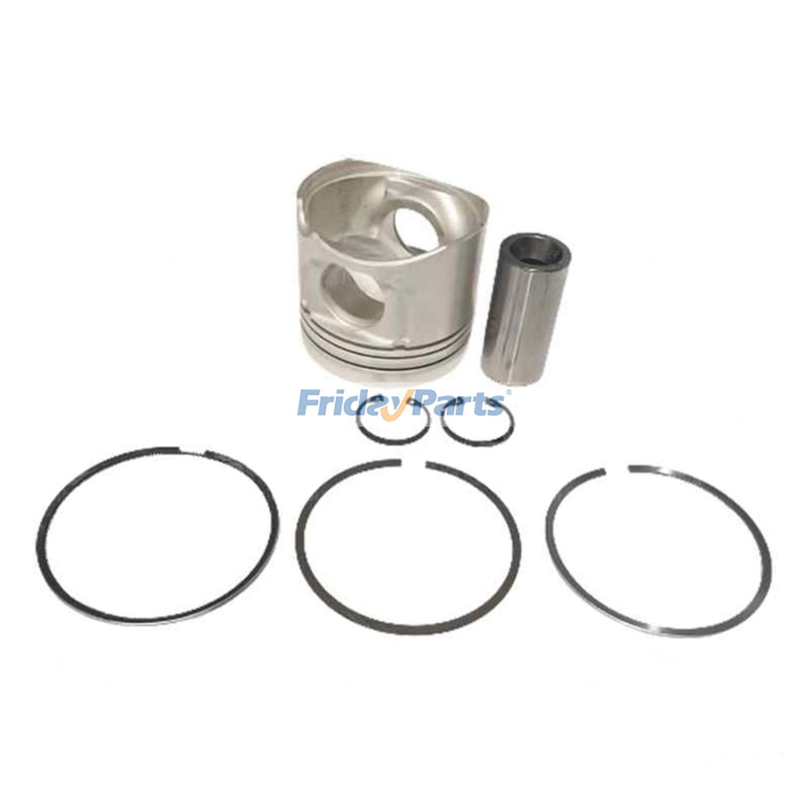 +0.5 Piston Kit With Ring 04284179 for Deutz Engine BF4M2012C BF4M2012 BF6M2012 TCD2012L42V TD2012L4