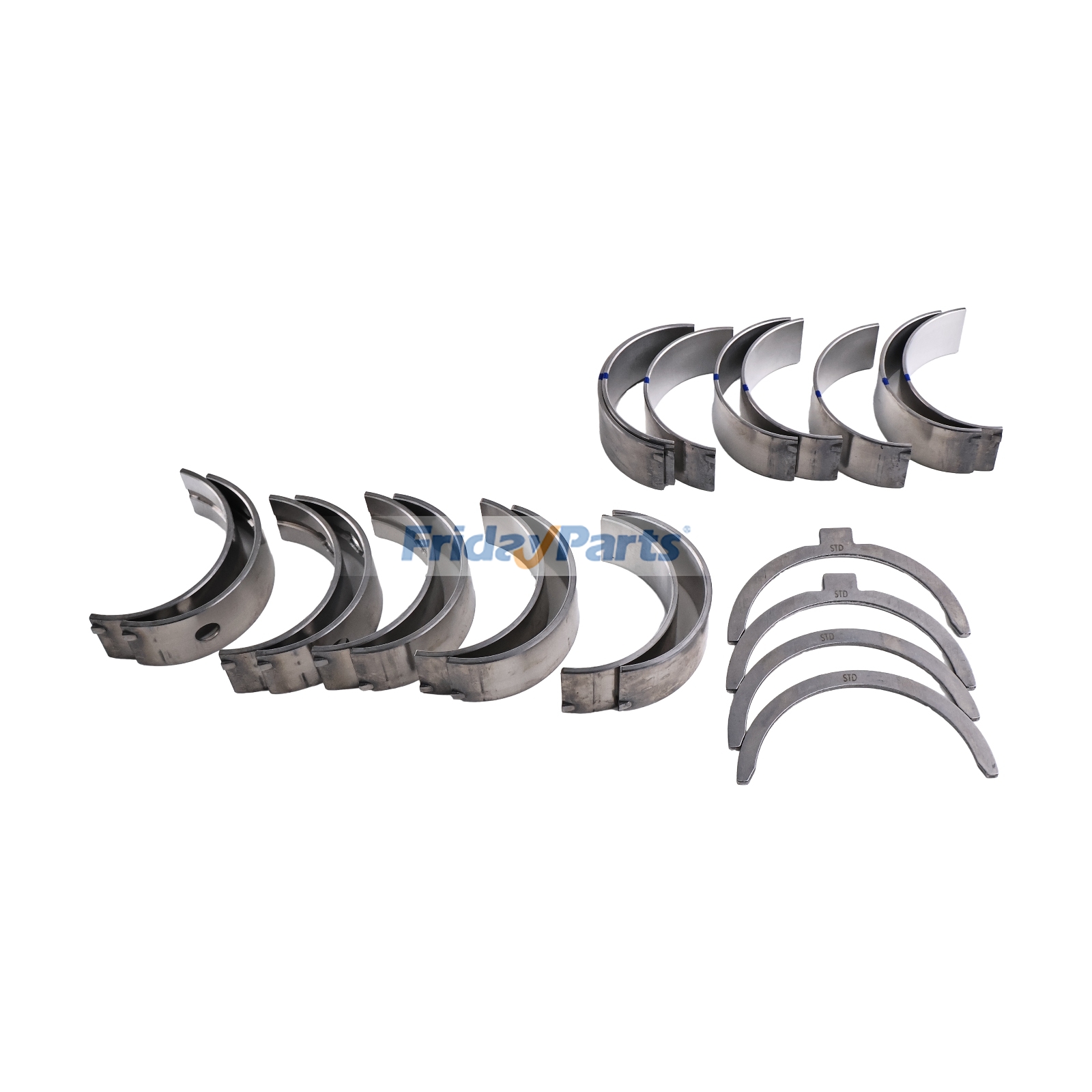 Main & Connecting Rod Bearing With Thrust Washer compatible with Engine
