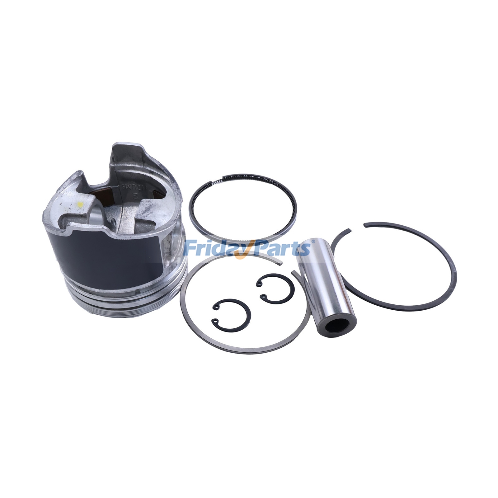 Kit pistone a iniezione diretta (DI) +0,5 mm con fasce elastiche per motore Isuzu 4LE2 per 