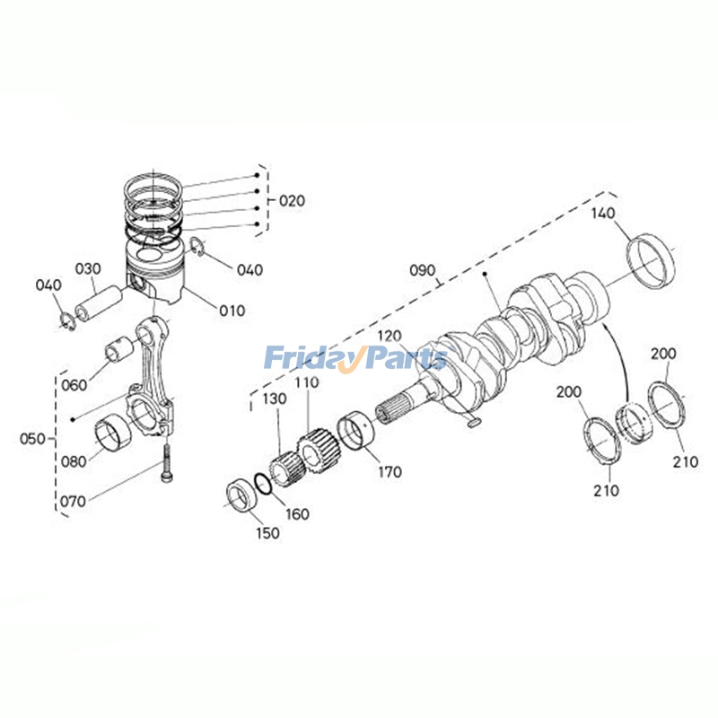 Piston Kit for Engine,Mower,Tractor