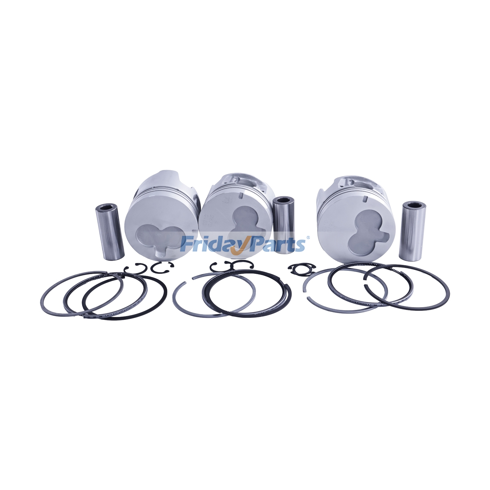 Kit de pistão +0,5 mm 8971768880 8970345740 para motor Isuzu 3LD1 para Motor
