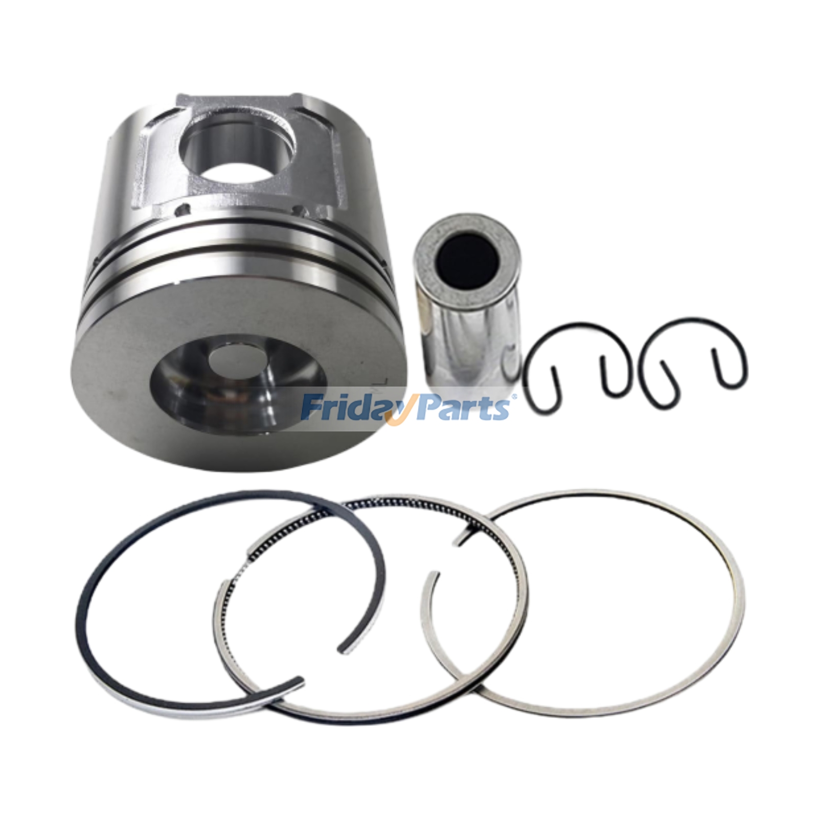 +0.5mm Piston Kit & Ring for Yanmar 4TNV106 4TNV106T Komatsu 4D106 Engine PC95R-2 PW95R-2 PC110R-1 Excavator