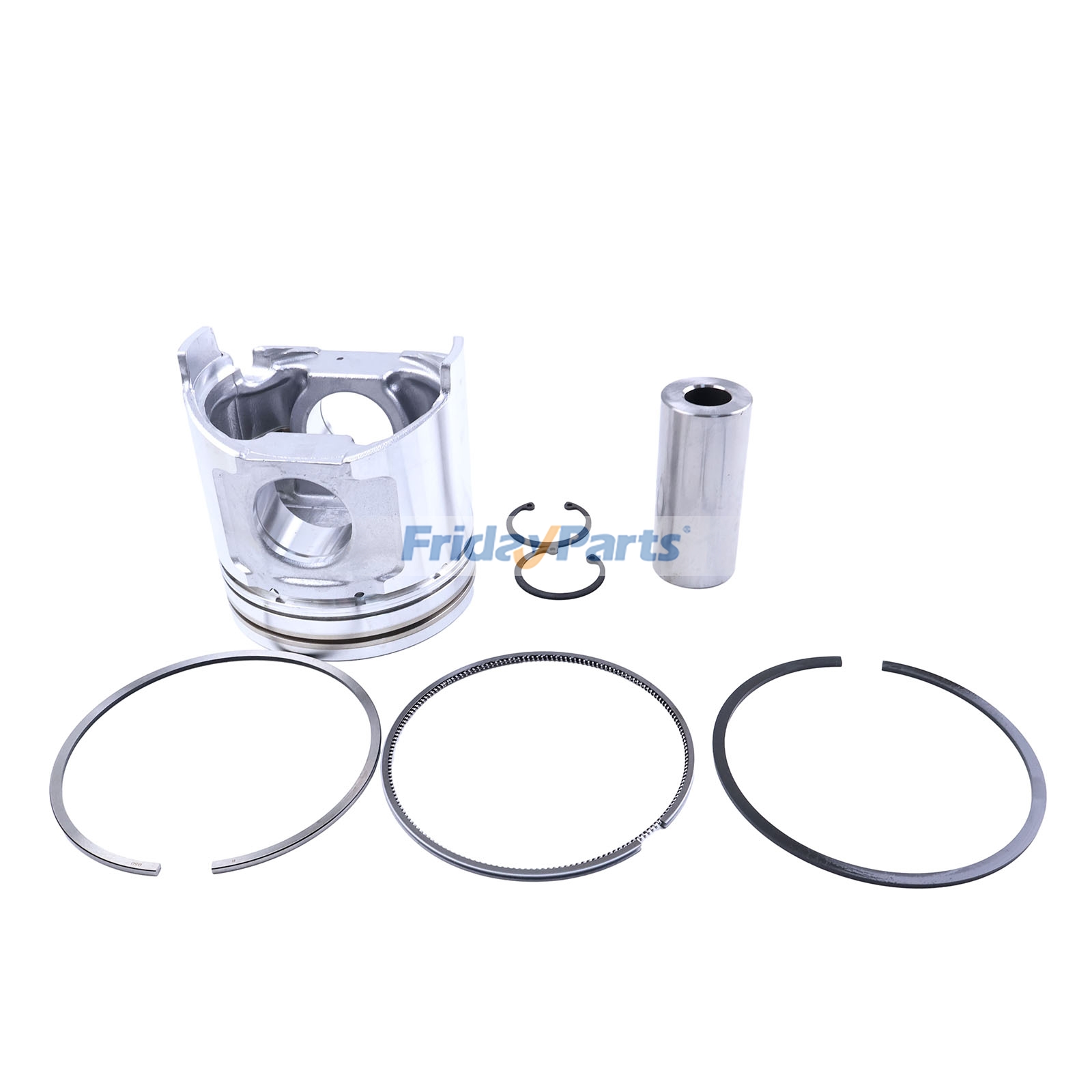 Kit de pistón y anillo de +0,5 mm para excavadora Yanmar 4TNV106, 4TNV106T, Komatsu 4D106, PC95R-2, PW95R-2 y PC110R-1.