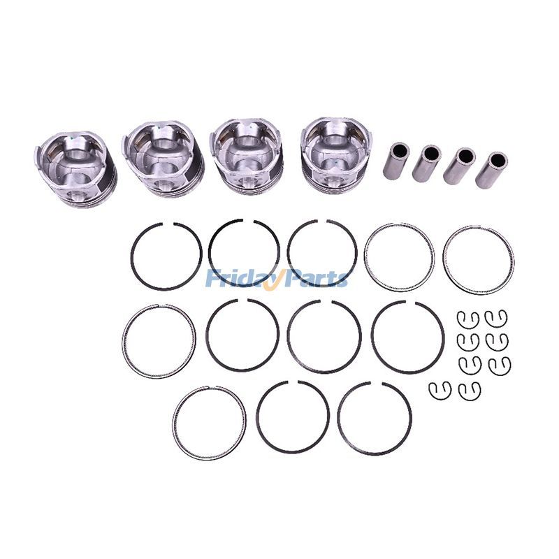 Compre Conjunto de pistão de +0,5 mm 16060-21910 para escavadeira Kubota Engine D1105 V1505 KX41-2 KX61-2 KX71-3 KX91-2 na FridayParts