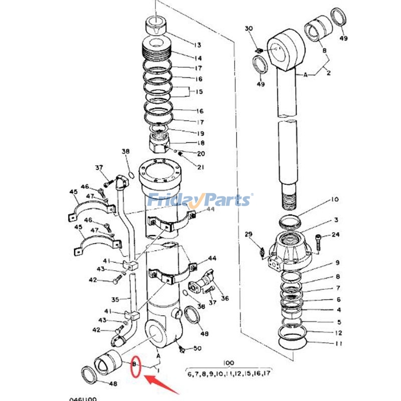 Bucket Bushing ZX600 ZX650H ZX800 for Excavator