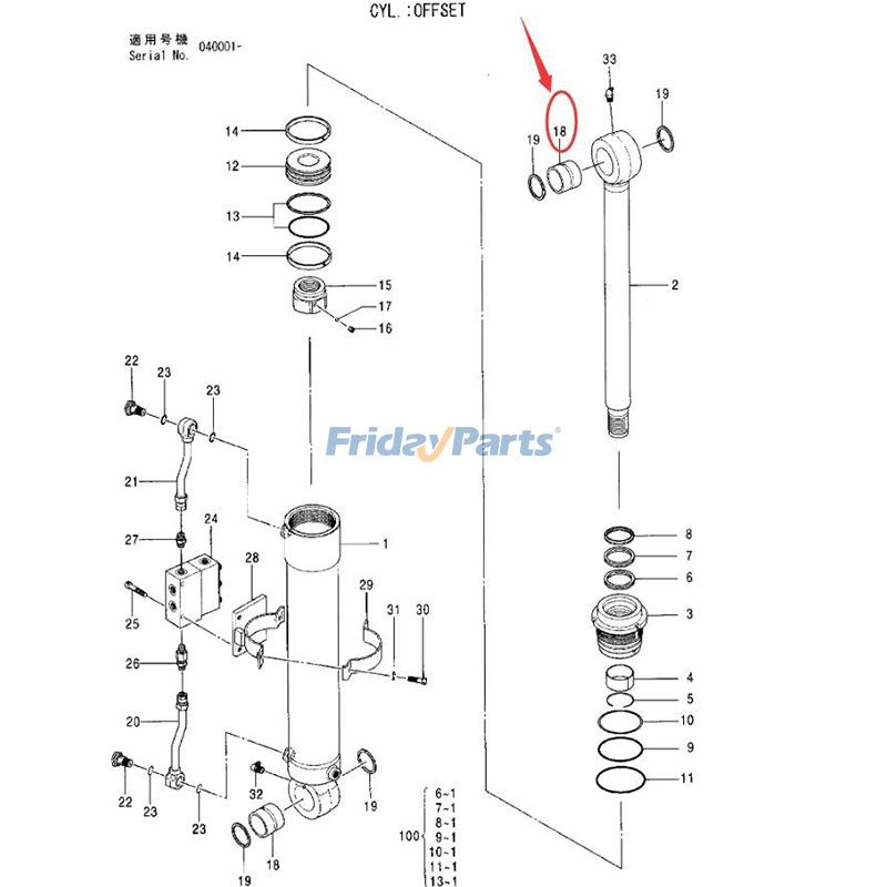 Pin Bushing for Excavator