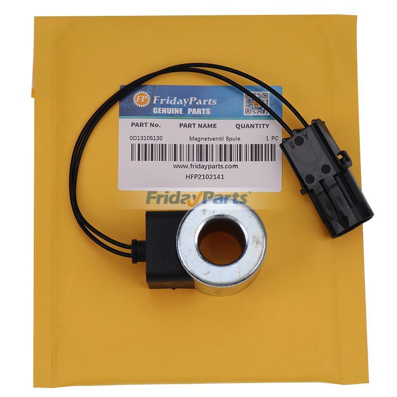 For Lovol Excavator FR65-7 Solenoid Valve Coil 0D13105130