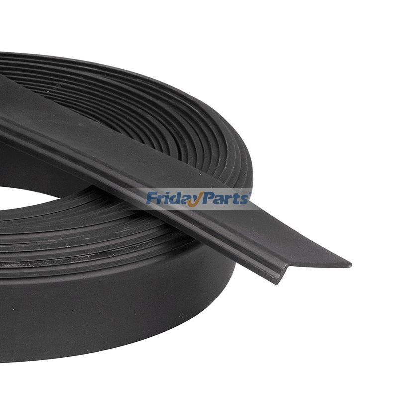 11/2" x 9/16" x 25' RV Black Rubber Slideout Wiper Seal Replacement