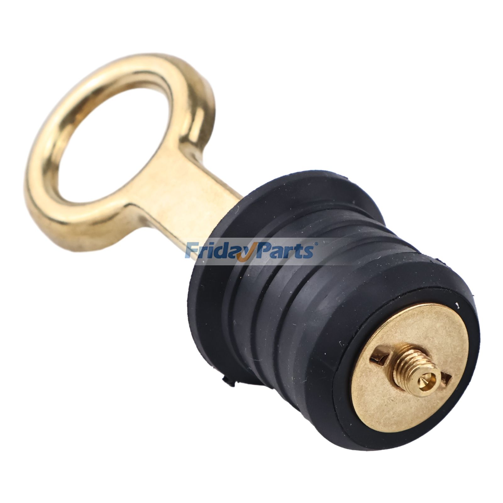 Bouchon de vidange en néoprène à verrouillage rapide en laiton de 1-1/4 po 50-18871 pour bateau