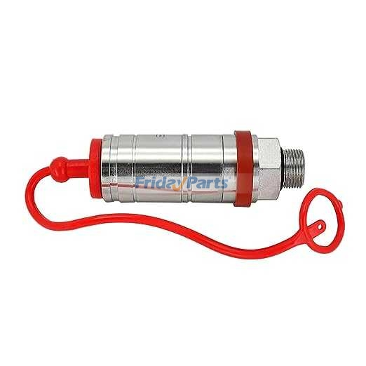 1/2" Body 3/8" BSPP Female Coupling with Dust Cap 74/38G-11G0 11G1 for Loader Excavator