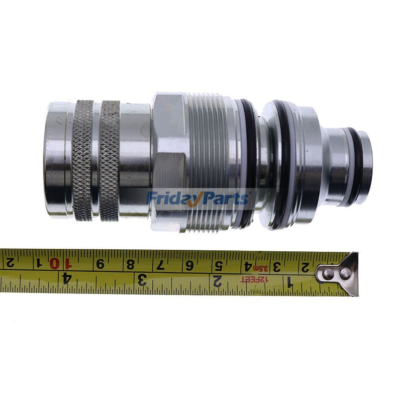 1/2" Female FFI Coupler Flat Face for 4BD4FI Block Cartridge for Excavator,Loader