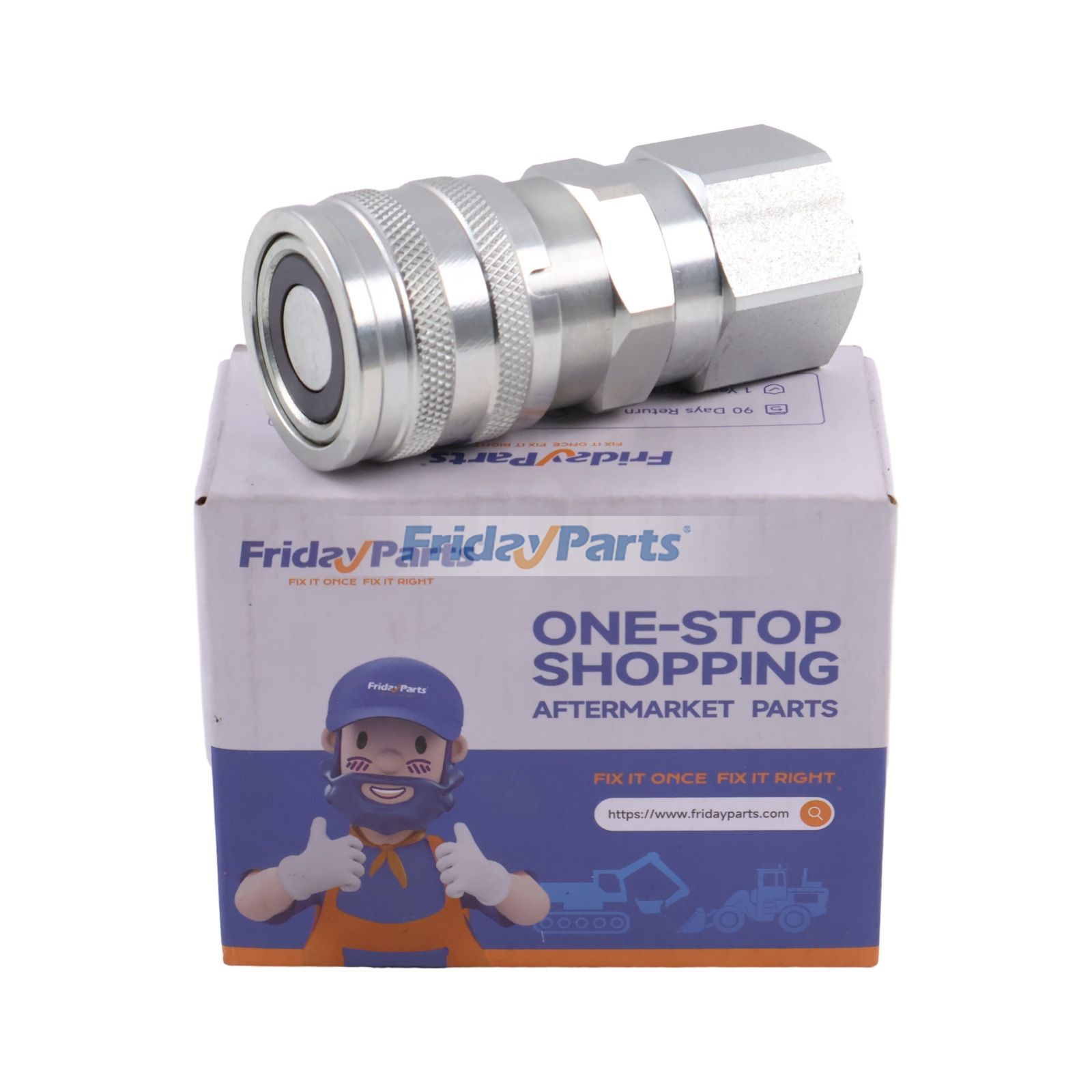 1/2" Flachflächensonde 1/2" BSPP Aftermarket Faster FFH0812GASF Schnellverschlusskupplung weiblich