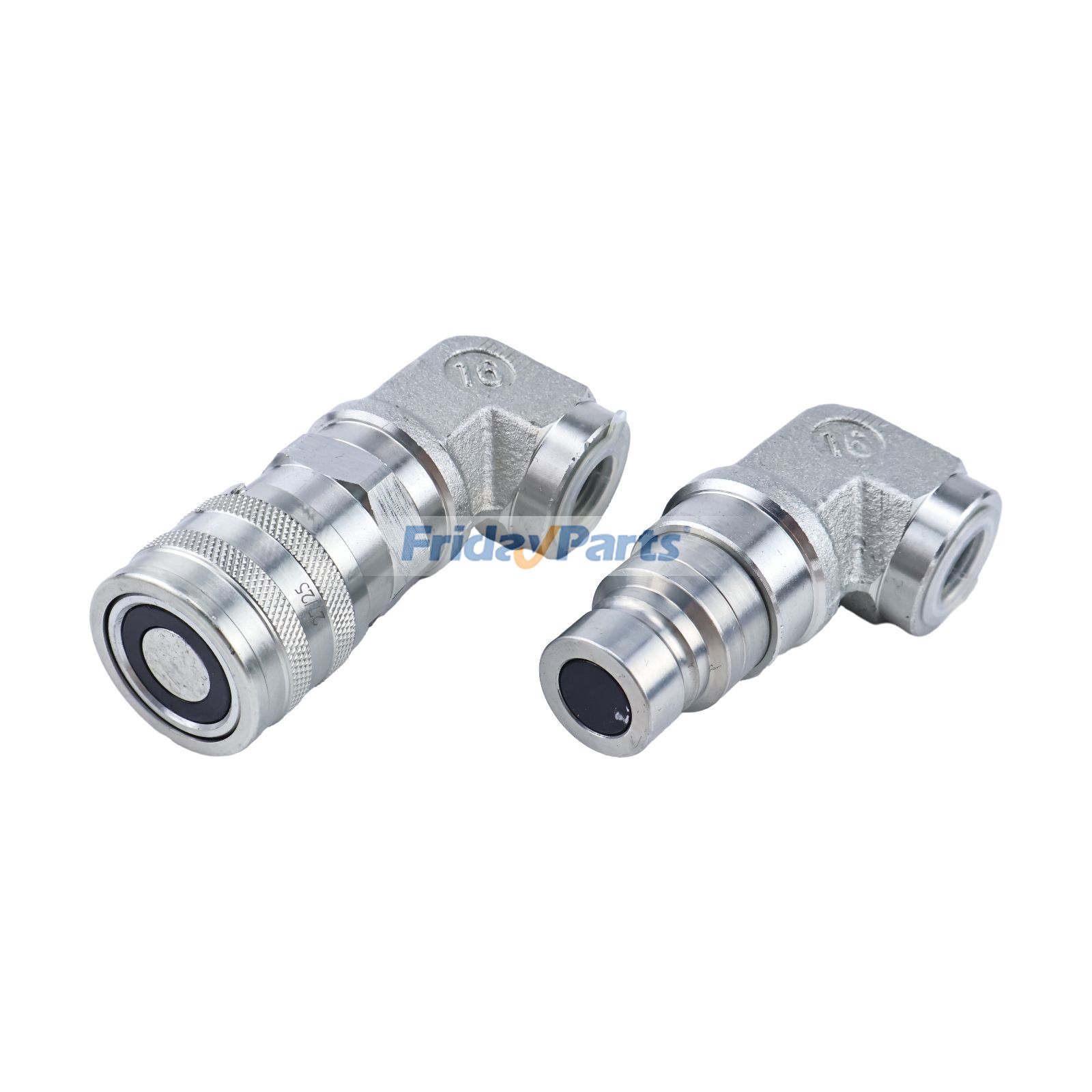 1/2 NPT Flat Face Hydraulic Quick Coupler Elbow TL107 for Bobcat