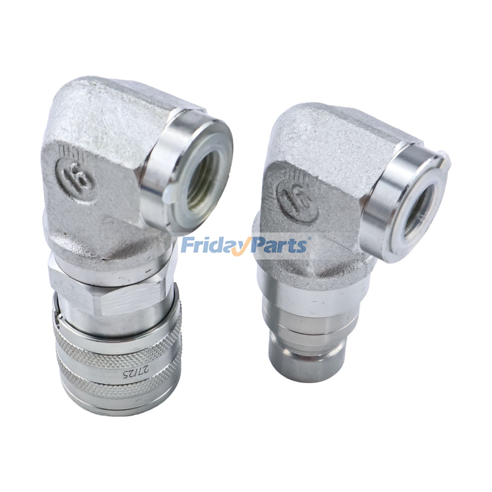 Others 1/2 NPT Flat Face Hydraulic Quick Coupler Elbow