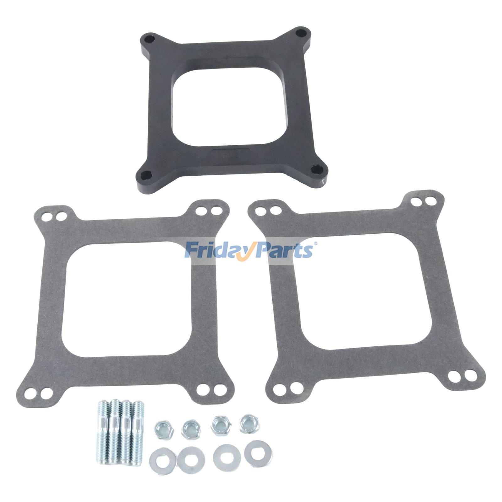 Entretoise de carburateur phénolique à centre ouvert de 1/2" pour carburateur Holley Demon 4BBL SBC BBC (remplace les modèles 300-4000QFT) | Compatible avec Holley Demon 4BBL SBC BBC