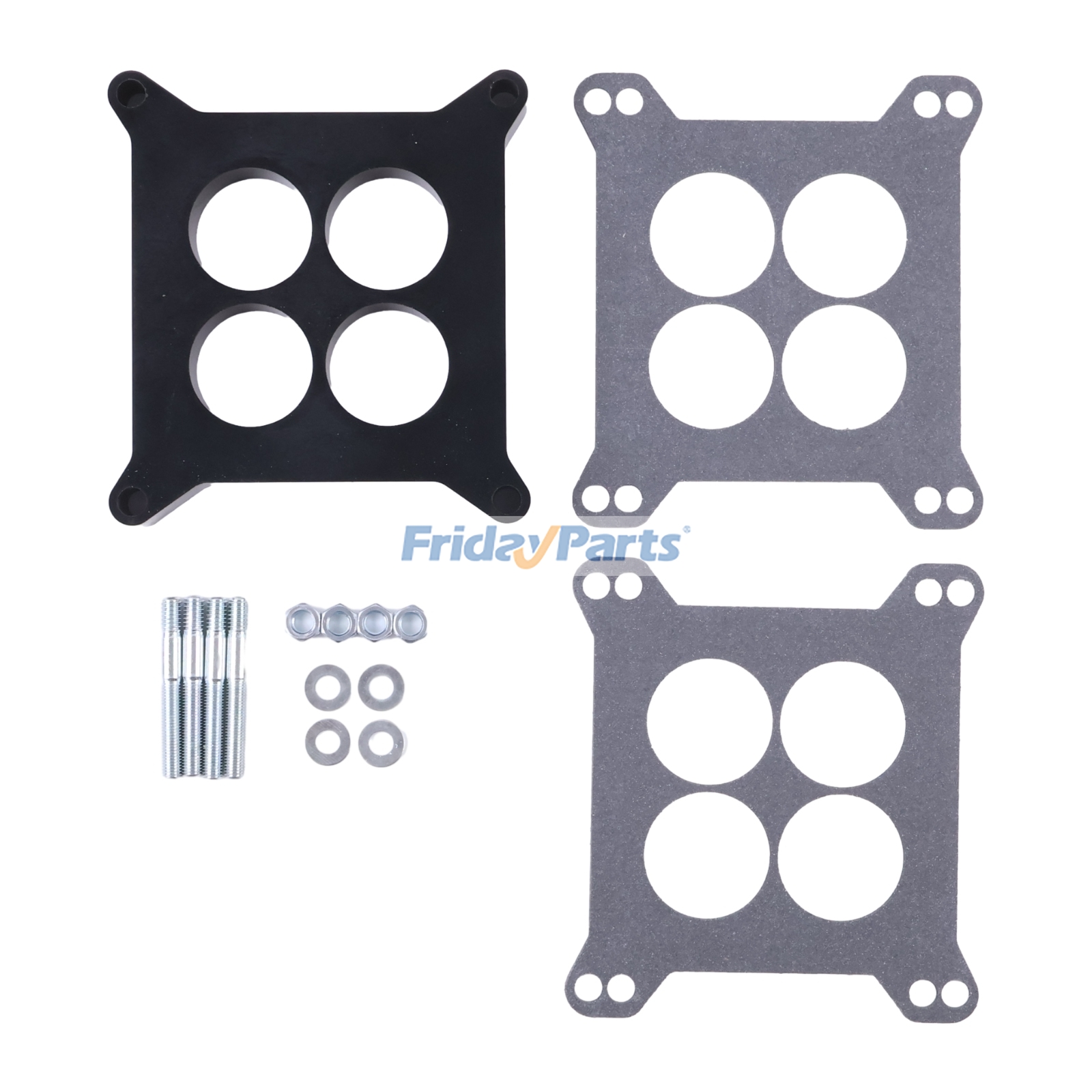 Others 1/2" Ported Phenolic Carburetor Spacer with Gasket
