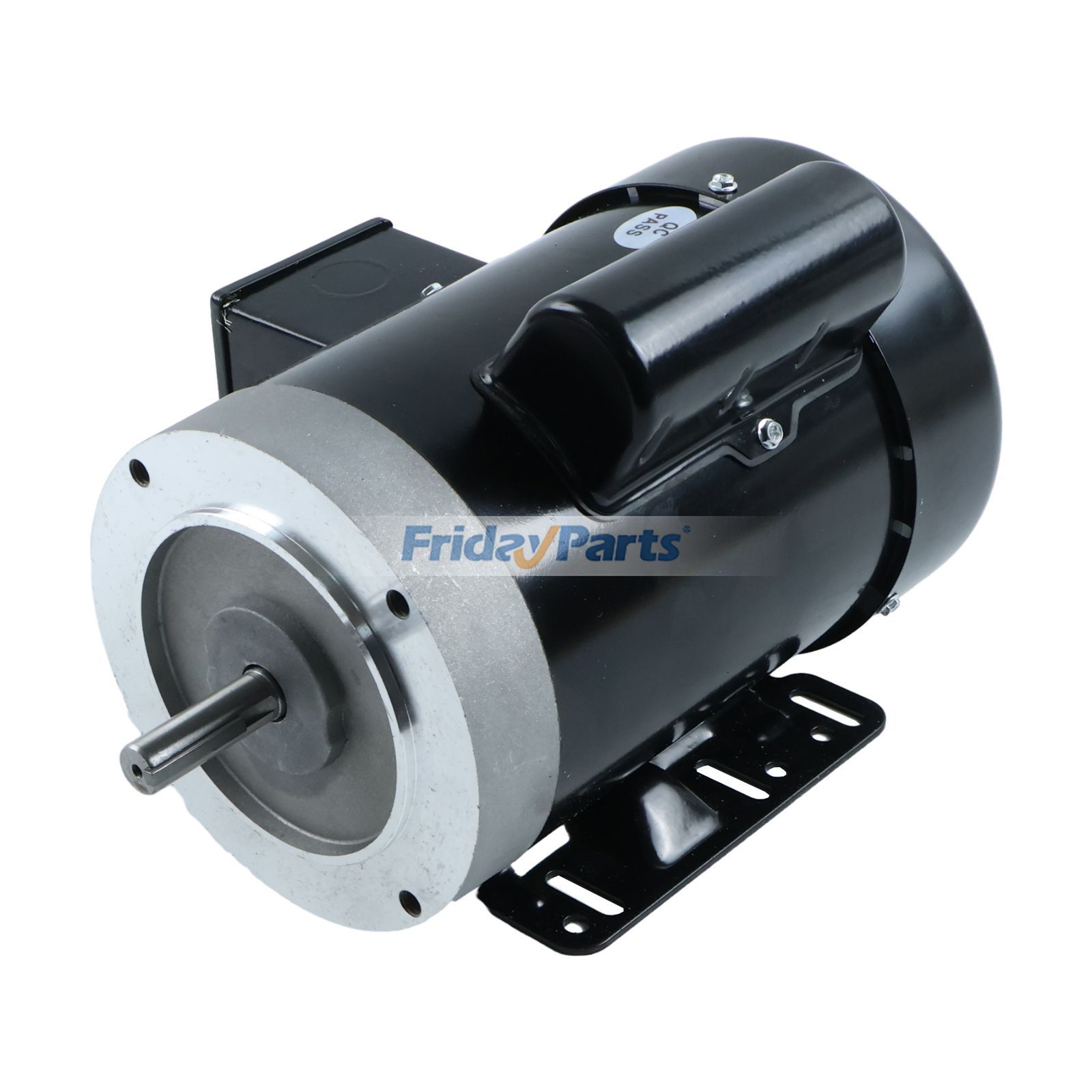 Motor monofásico eléctrico TEFC de uso general, de 1/2 HP, 1725 RPM, 115/230 V, diámetro de eje de 5/8", sentido horario/antihorario, para transportador de compresor de aire