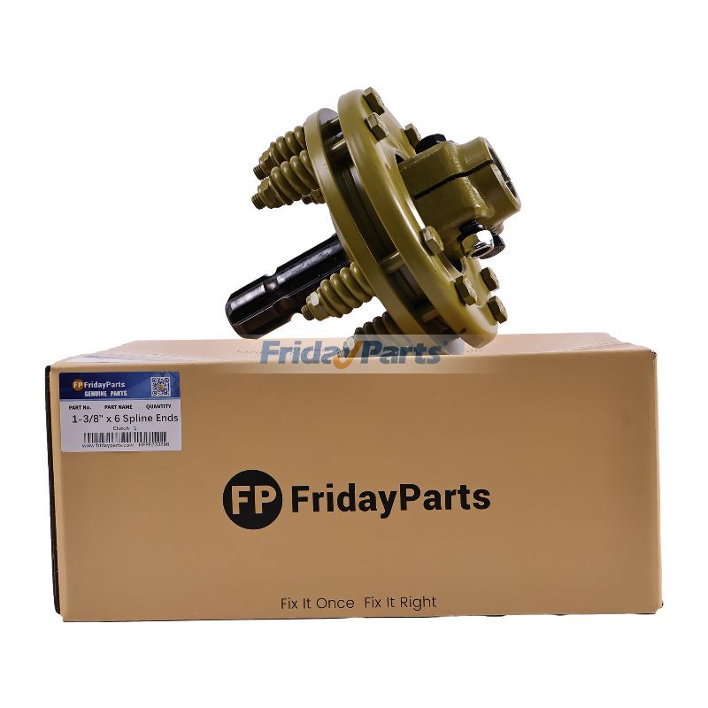 Independent Slip Clutch 1-3/8" 6 Spline Both Ends to Add to your PTO Shaft