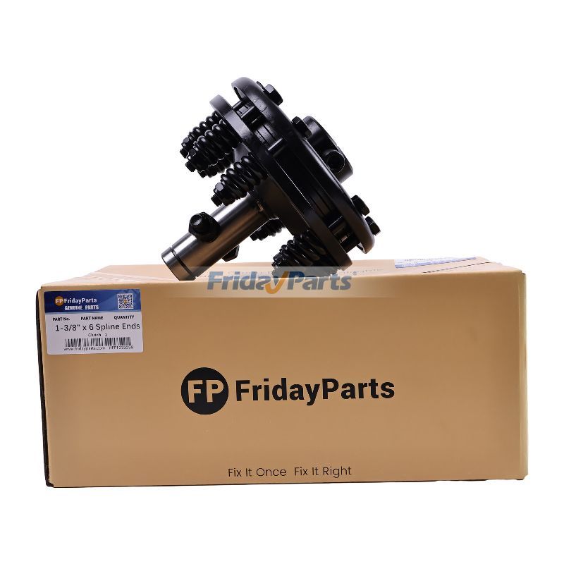 1-3/8" 6 Spline Ends PTO Friction Clutch for PTO Shaft