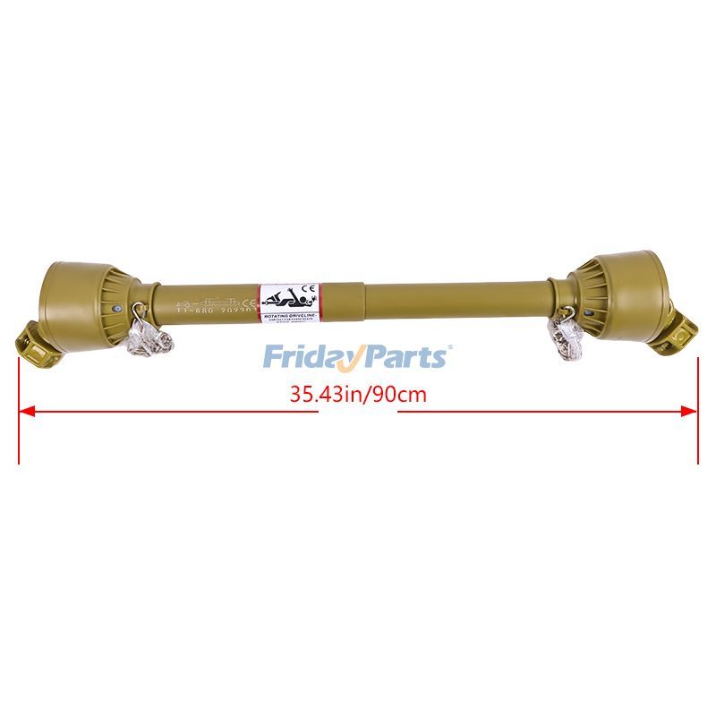 Tractor PTO Shaft Driveshaft for 1-3/8" x 6 Spline Both Ends 26.8"-35.4" Length Series 1 for less