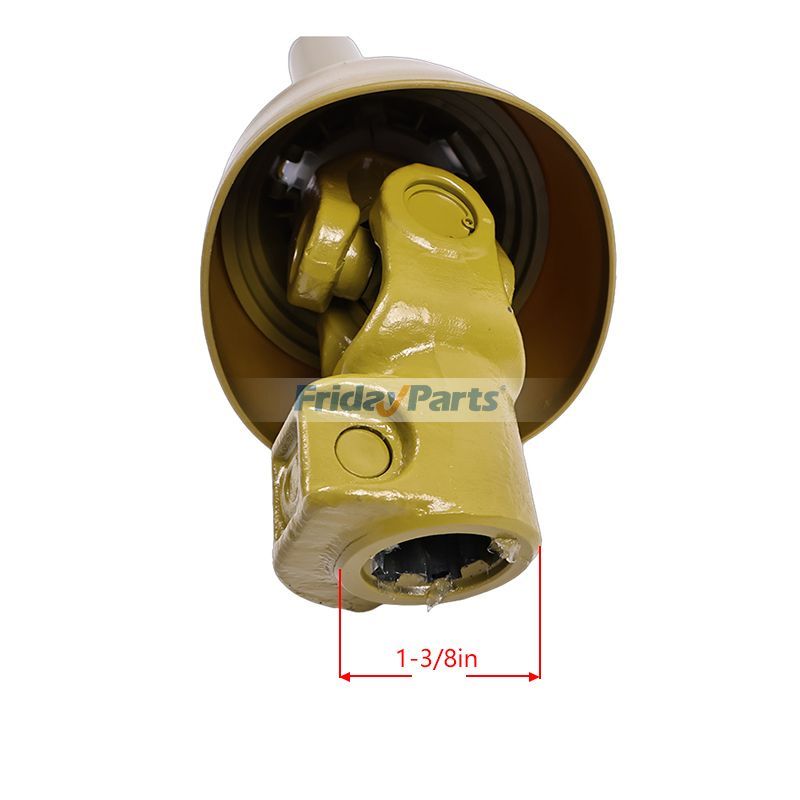 Tractor PTO Shaft Driveshaft for 1-3/8" x 6 Spline Both Ends 26.8"-35.4" Length Series 1