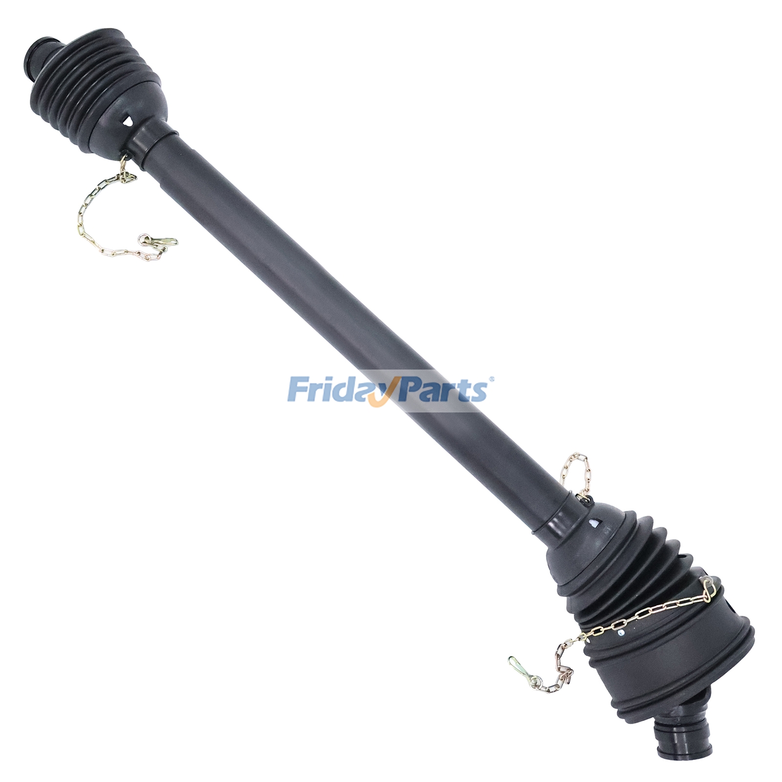 Arbre cannelé 1-3/8" 6 cannelures C484811A pour presse à balles rondes Claas Rollant 66 42 46 Hesston 565T 565A New Idea 4845 Krone KR125 KR160 KR130