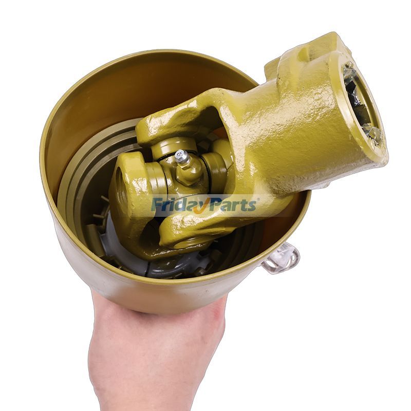 Eje de transmisión TDF amarillo de 1-3/8" con 6 estrías en el extremo T1 de 20" a 24" para tractor