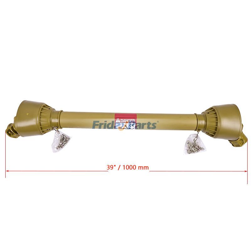 Mower,Tractor,Other Agricultural Equipment,Others PTO Shaft Driveshaft for 1-3/8" x 6 Spline Both Ends 39"-55" Length Series 4