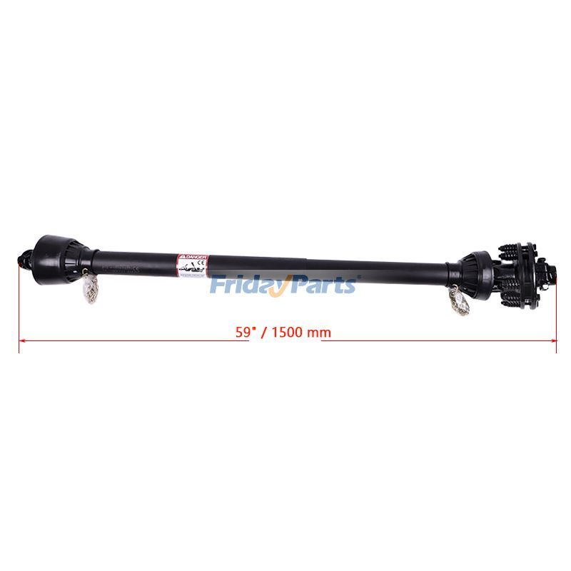 Mower,Tractor,Other Agricultural Equipment,Others PTO Shaft Driveshaft for 1-3/8" x 6 Spline Both Ends 43"-59" Length Series 4