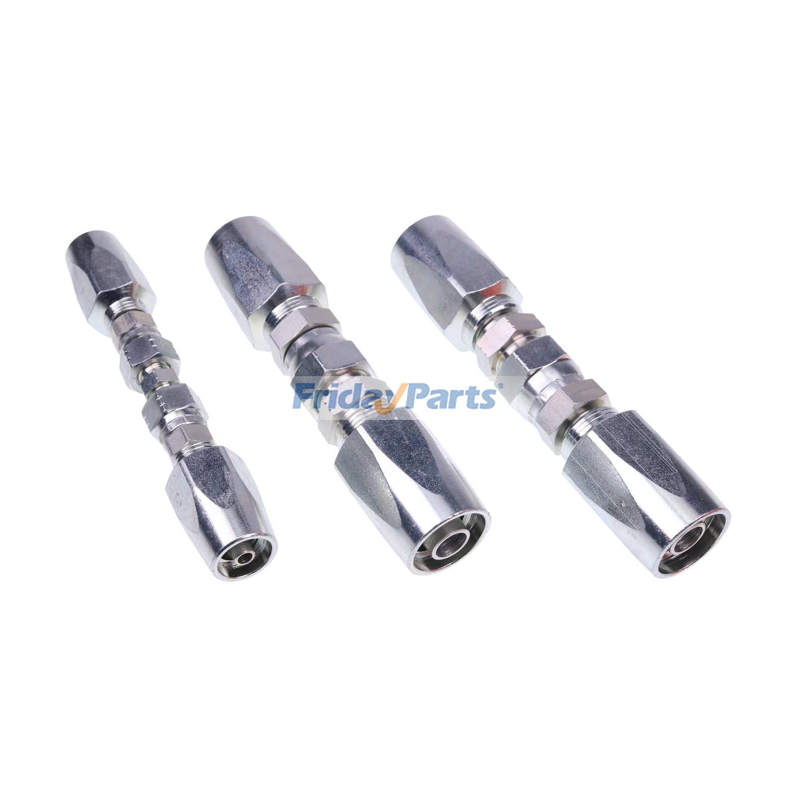 Kit de mangueras hidráulicas JIC hembra de 1/4", 3/8" y 1/2" de diámetro interior, repuesto para Parker 26718D-04-04R2, 26718D-06-06R2 y 26718D-08-08R2.