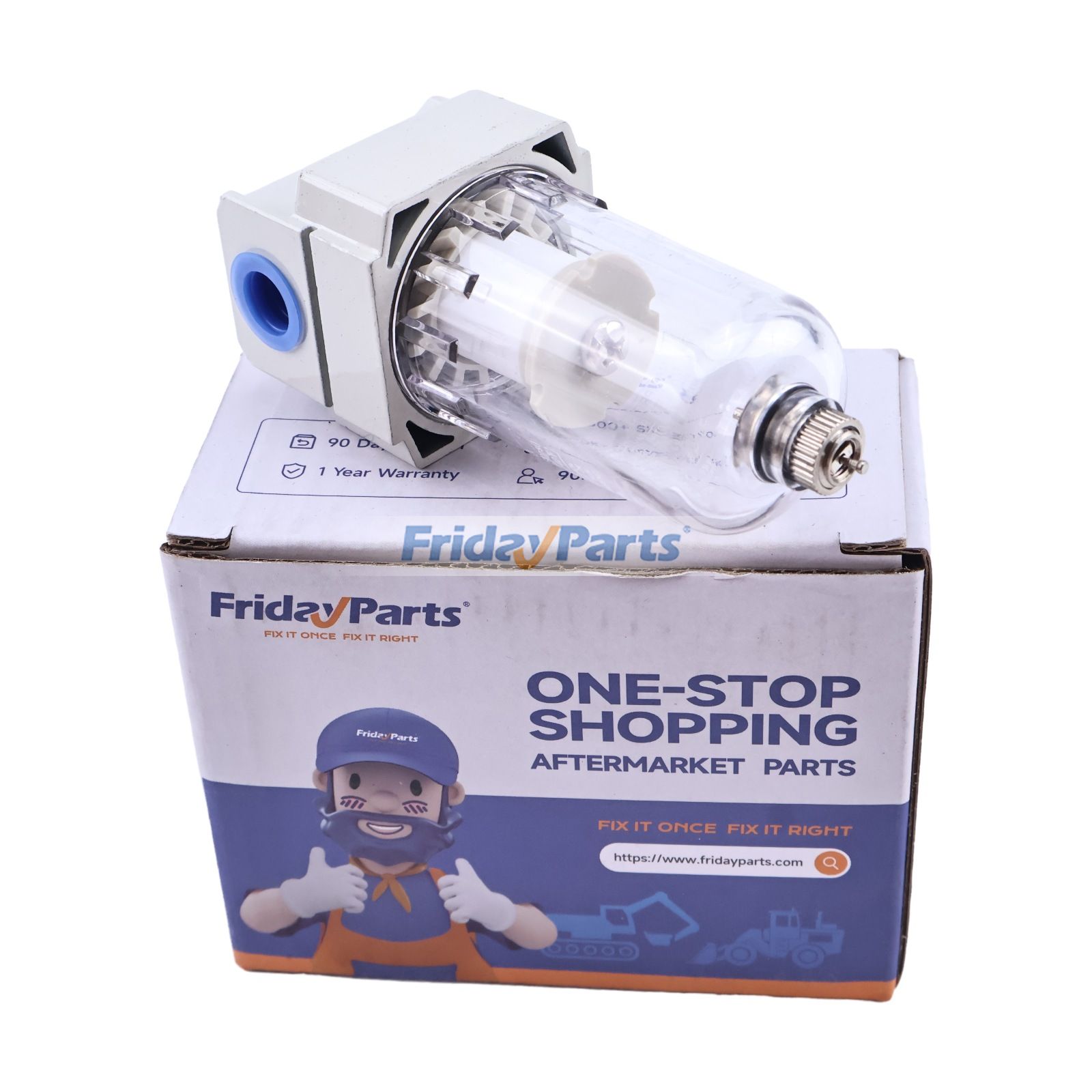 Filtro de aire neumático regulador de presión SMC AF2000-02 de 1/4" y 750 l/min para compresor