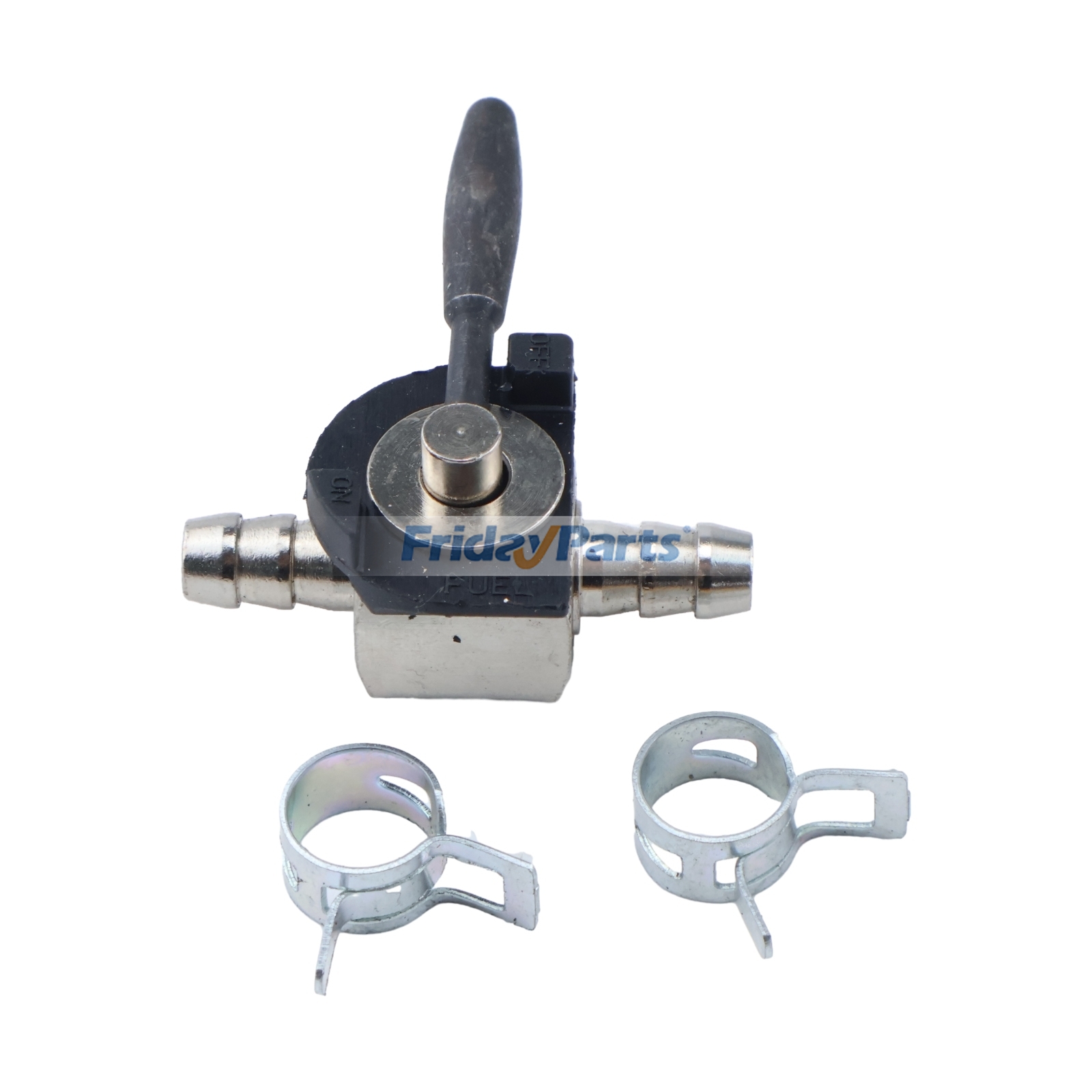 Válvula de esfera de corte de combustível em linha reforçada de 1/4" 07-403 48568 para cortador de grama Oregon ATV Kart FridayParts