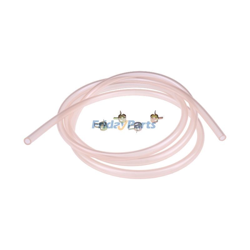 1/4" I.D Universal Translucent Pink Fast Flow Fuel Line Kit